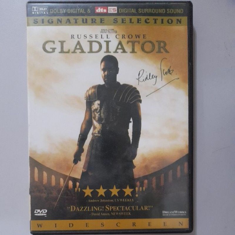 แผ่น DVD ภาพยนตร์ GLADIATOR