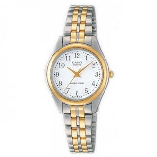 Casio นาฬิกาข้อมือผู้หญิง สายสแตนเลส รุ่น LTP-1129G-7BRDF-สีเงิน