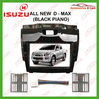 หน้ากากเครื่องเล่น ISUZU D-MAX (ดำเงา) 2DIN ปี2012 รหัส NV-IS-006