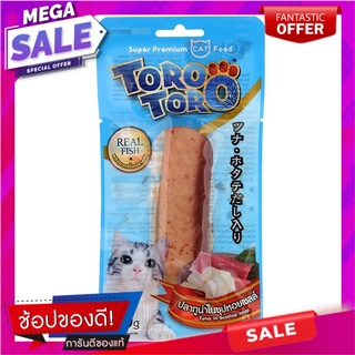 โทโรโทโร่ปลาทูน่าในซุปหอยเชลล์ 30กรัม Torotoro Tuna in Scallop Soup 30g.