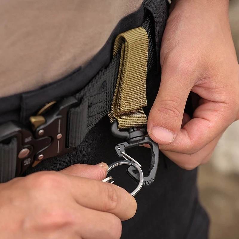 สายคล้องกระเป๋าเป้สะพายหลัง ทรงสามเหลี่ยม แบบพกพา ทนทาน อุปกรณ์เสริม สําหรับตั้งแคมป์กลางแจ้ง - รูปที่ 4