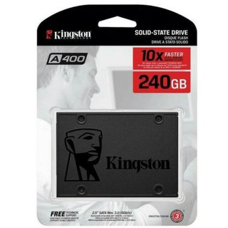 [โค้ด7DD1212ลดเหลือ647]Kingston SSD 240 GB SATA 3 2.5" รับประกัน 3 ปี รุ่น SA400S37/240G