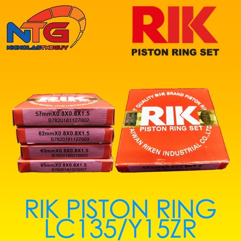 Y15/LC135 PISTON RING RIK 62MM/63MM/65MM