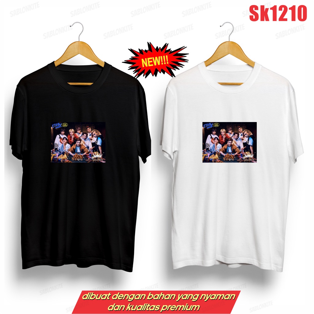 !! STRAYKIDS STAY WEEK PHOTO เสื้อยืด SK1210 UNISEX COMBED 30S