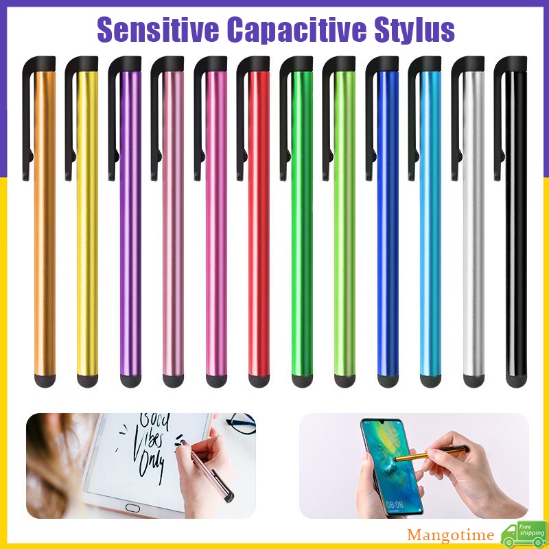 Fast Ship1Pc Universal Stylus ปากกาสัมผัสโลหะแบบ Capacitive ที่ถูกต้องสําหรับโทรศัพท์สมาร์ทแท็บเล็ต Pc หน้าจอสัมผัส