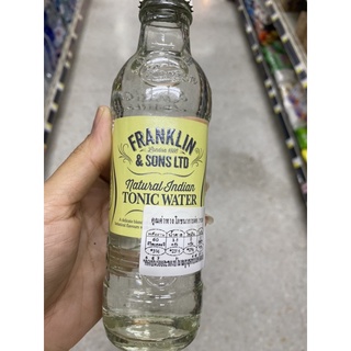 เครื่องดื่ม โทนิค อัดก๊าซ ตรา แฟรนคลินส์ 200 Ml. Indian Tonic Water ( Franklins Brand ) อินเดียน โทนิค วอเตอร์