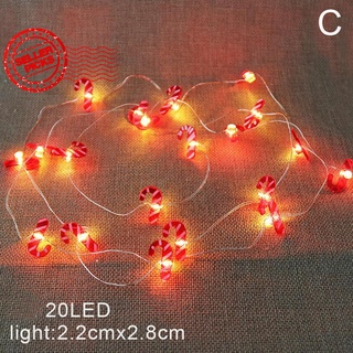 สายไฟทองแดง LED 20 ดวง 2 เมตร สําหรับตกแต่งคริสต์มาส F7E2