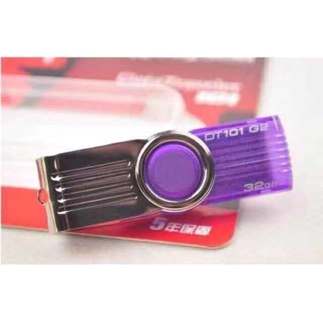 Kingston USB Flash Drive 2GB 4GB 8GB 16GB 32GB 64GB 128GB รุ่น DT101 แฟลชไดร์ฟ แฟลชไดร์
