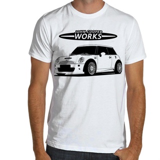 เสื้อยืดคอกลมMini Cooper R53 JCW เสื้อยืดลําลองแฟชั่น แขนสั้น ระบายอากาศ เหมาะกับการเล่นกีฬา JUUZS-5XL