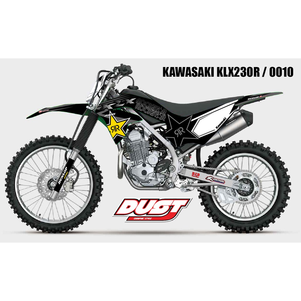 สติ๊กเกอร์ KLX 230R KAWASAKIทั้งคัน Graphic kit สติ๊กเกอร์เคลือบเงา สุดคุ้ม