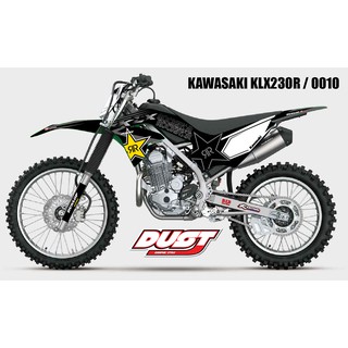 สติ๊กเกอร์วิบาก KAWASAKI KLX 230R ทั้งคัน Graphic kit สติ๊กเกอร์เคลือบเงา สุดคุ้ม