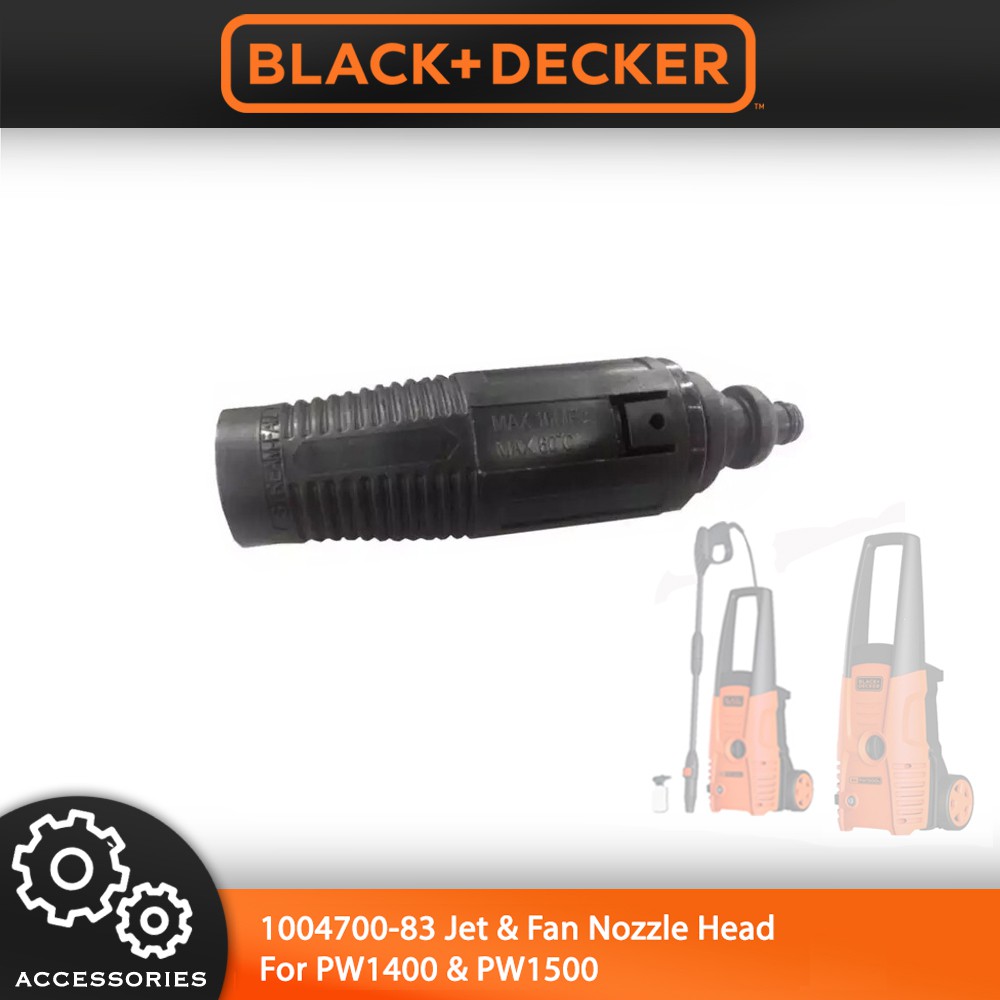 BLACK & DECKER 1004700-83 หัวฉีดพัดลมเจ็ทสําหรับ PW1400S / PW1500S / BW14 / BW15