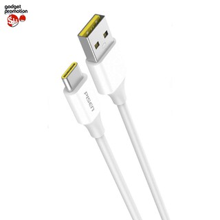 Pisen สายชาร์จ USB type-C fast charging 3A ความยาว 1m. (White)