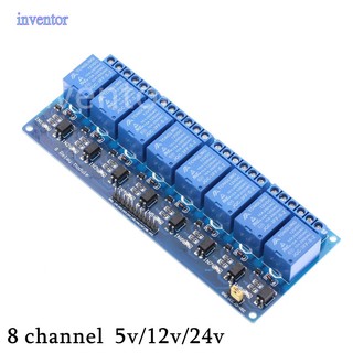 5v 12v 24V  8 channel relay module with optocoupler Relay Output  8 way relay module for arduino In stock