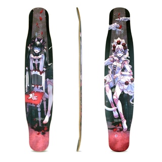 Longboard Rebirth Loli New Serie/ ลองบอร์ดรีเบิร์ทรุ่น Meow Loli ลองบอร์ด สเก็ตบอร์ด ครบชุด พร้อมส่ง