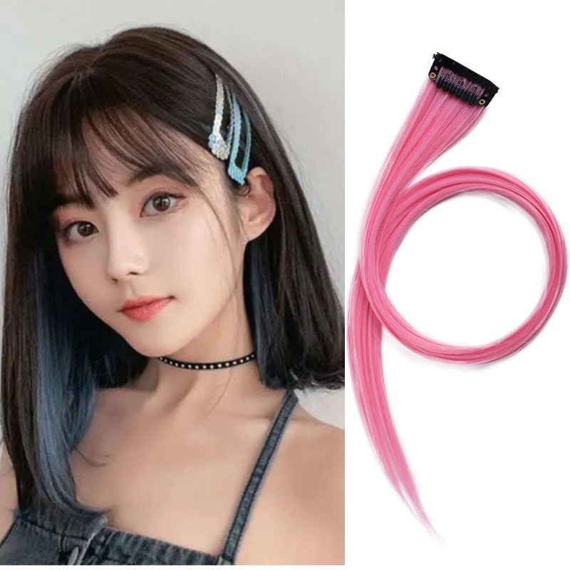 (พร้อมส่ง) กิ๊บผมไฮไลท์ ผมไฮไลท์ แฮร์พีช ช่อไฮไลท์ กิ๊บช่อผมไฮไลท์ ช่อผมไฮไลท์ ช่อไฮไลท์ติดผม แฮร์พีชไฮไลท์ วิกผมไฮไลท์