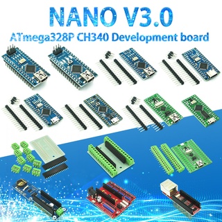 Arduino บอร์ดโมดูลควบคุม Nano 3.0 Atmega328 PCB ไม่มี USB V3.0