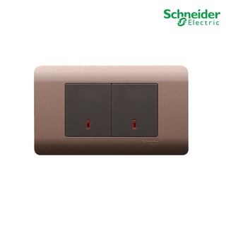 Schneider Electric ชุดสวิตช์ทางเดียว ขนาด 1.5 ช่อง 2 ตัว พร้…