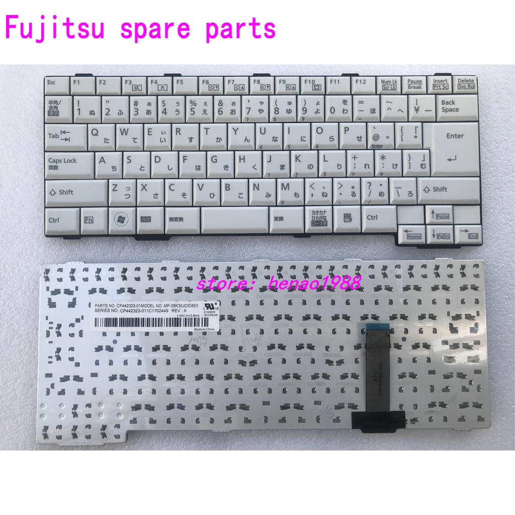 Fujitsu E742 E741 A561 SH560 SH760 T901 S762 S560 S561 คีย์บอร์ด JP