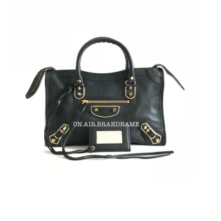 โปรโมชั่น : New balenciaga classic metallic edge small city