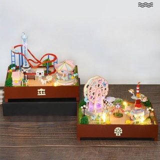 [พร้อมส่ง] บ้านตุ๊กตาdiy an Amusement Park of your own