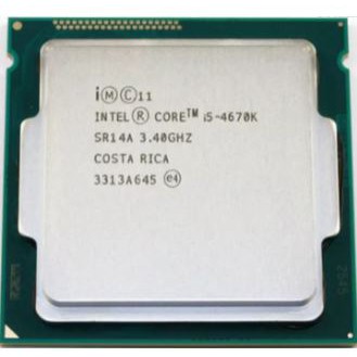 INTEL 1150 CORE I5 4670K 3.4 GHz แถมฟรีชิลิโคลประกัน30วัน | Shopee