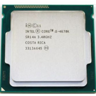 INTEL 1150 CORE I5 4670K 3.4 GHz แถมฟรีชิลิโคลประกัน30วัน