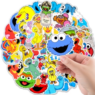 เซซามีสตรีท (芝麻街)KAWS Sesame Street  sticker สติกเกอร์กันน้ำรูปแบบที่แตกต่างกัน 50ชิ้น