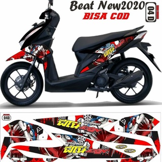 สติกเกอร์ ลายโดราเอมอน สําหรับติดตกแต่งรถยนต์ honda beat 2021