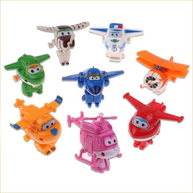 Super Wing (ซุปเปอร์วิงส์) (1 ชุดมี 8 ชิ้น) ขนาด 4-6 cm (พร้อมส่ง) Super Wings