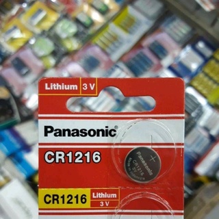 (แพคเกจนำเข้าUSA.) ถ่านรีโมท Panasonic CR1216 Lithuim 3V 1ก้อน ของใหม่ ของแท้