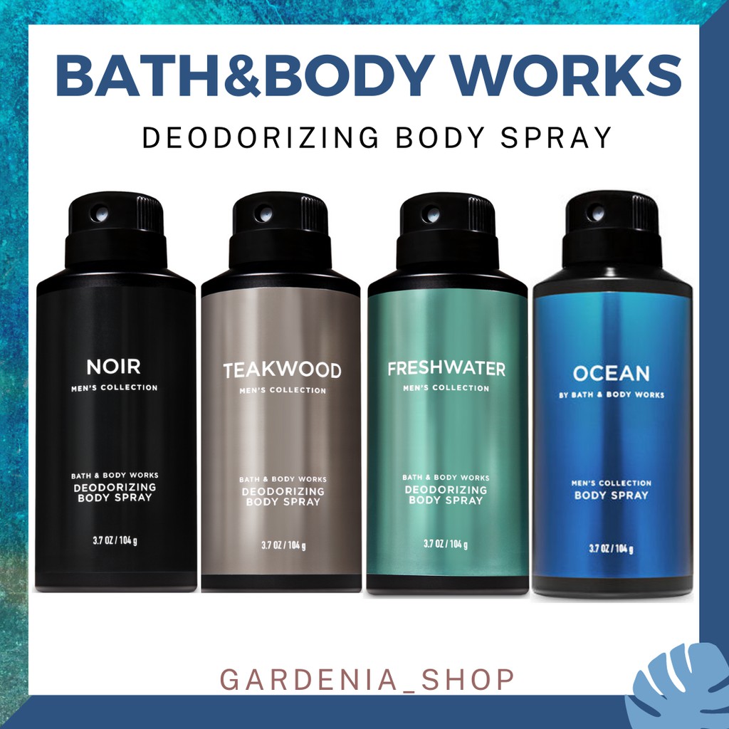 สเปรย์ระงับกลิ่นกาย🙋‍♂️Deodorizing Body Spray Bath and Body Works Men's Collection 104 g Gardenia Shop
