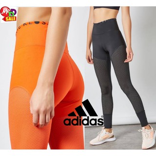 ADIDAS - ใหม่ กางเกงรัดรูปผ้าตาข่าย เอวสูง ใส่ออกกำลังกาย ADIDAS KARLIE KLOSS MESH HIGH-WAIST LONG TIGHTS GI8582 GH7360