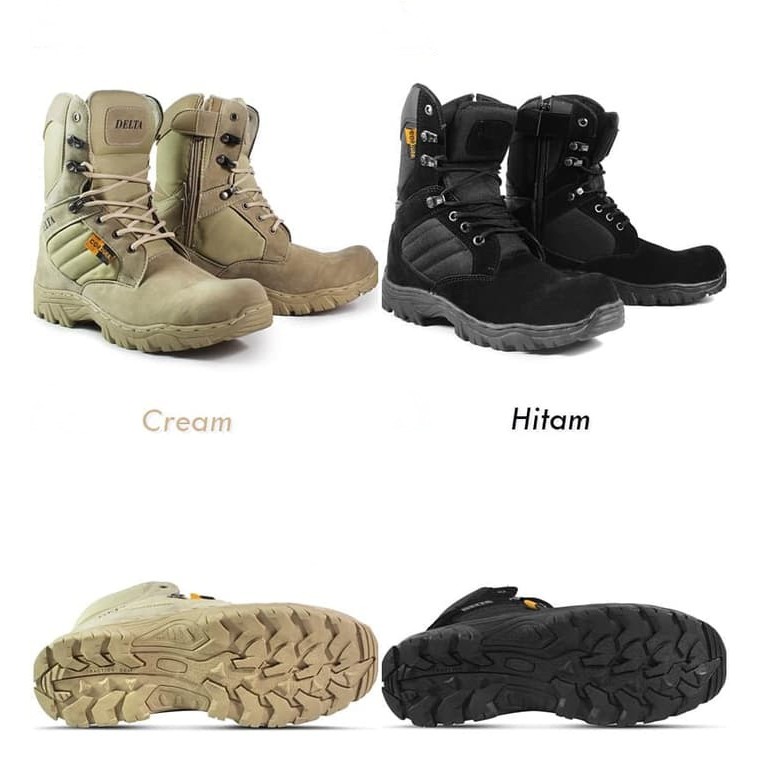 DELTA TACTICAL HIGH DESERT SHOES 8-INC DELTA HIGH BLACK CREAM