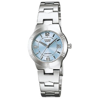 Casio นาฬิกาข้อมือผู้หญิง สายสแตนเลส รุ่น LTP-1241D-2ADF -
สีเงิน/ฟ้า