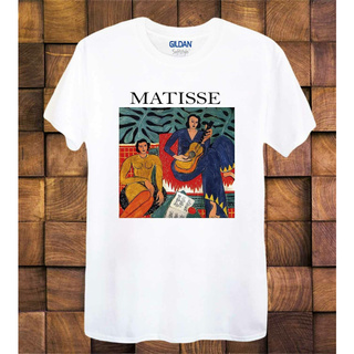 เสื้อยืดโอเวอร์ไซส์Matisse Painting T shirt VINTAGE บุรุษแขนสั้นผ้าฝ้ายพิมพ์เสื้อยืดS-3XL