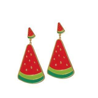 ต่างหูแตงโม (Big Watermelon Earring)