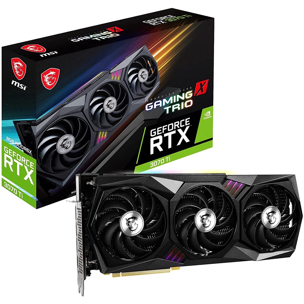 MSI Gaming GeForce RTX 3070 Ti 8GB GDRR6X 256-Bit HDMI/DP OC Graphics Card (RTX 3070 Ti Gaming X Tri