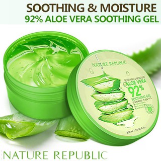 ซูทติ้ง แอนด์ มอยซ์เจอร์ อโล เวร่า 92% เจล Aloe Vera 92% Gel