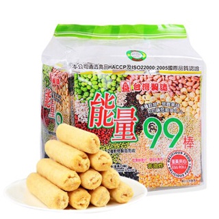 ธัญพืชอบอัดแท่ง 99(能量99 All natural Pei Tien Energy 99 rice cake roll)