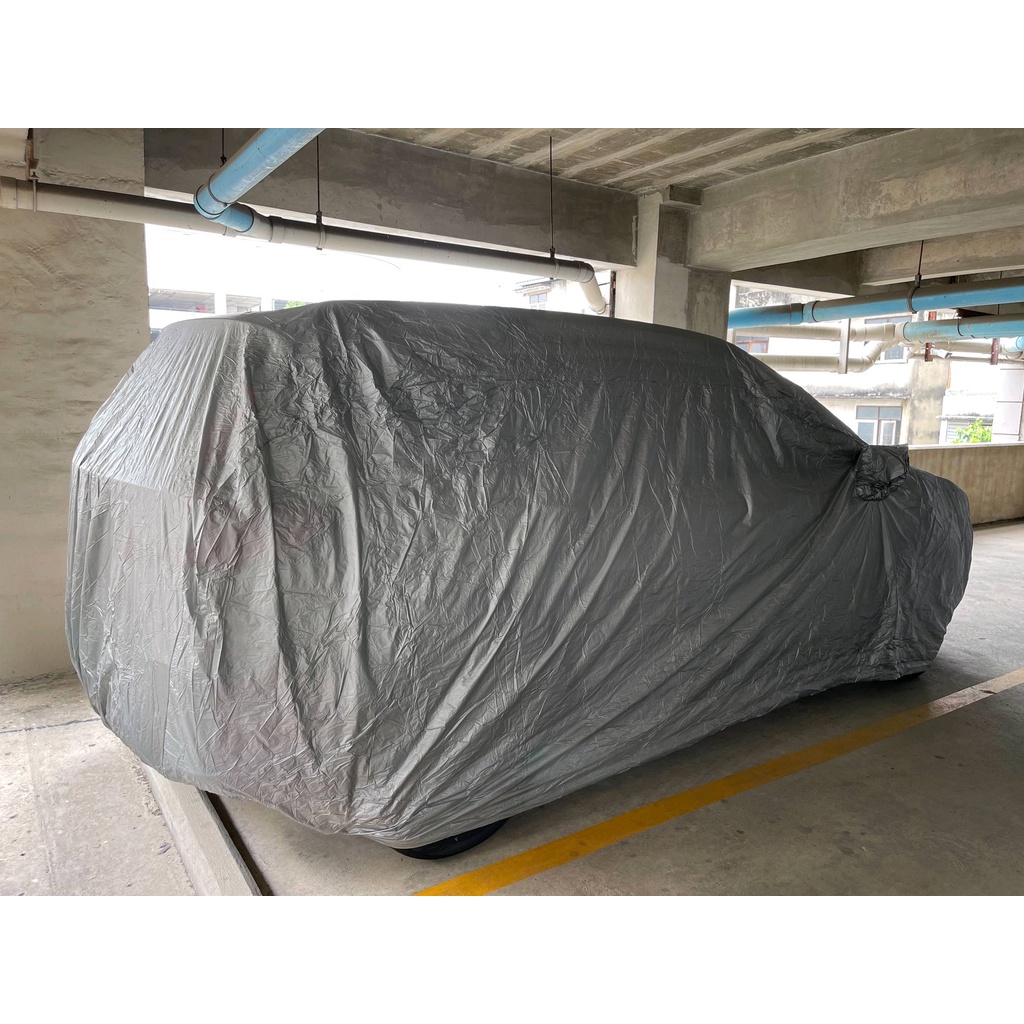 ผ้าคลุมรถ TURBO - X Car Cover มี 5ไซส์ สำหรับรถยนต์ทุกขนาด ผ้าคลุมรถยนต์ กันแดด รังสีUV กันน้ำ พร้อมส่ง เนื้อผ้าอย่างดี - รูปที่ 6