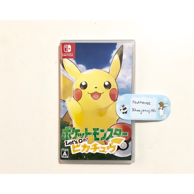 แผ่นเกมส์ Let’s Go Pikachu มือสอง(Nintendo Switch)