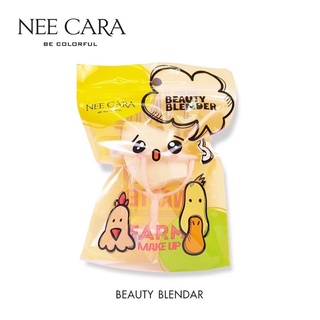 ️Nee Cara Beauty Blender SPONGE PUFF  #N201 นีคาร่า ฟองน้ำแต่งหน้า พร้อมที่