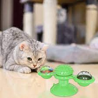 ของเล่นแมวกังหันลม ROTATE WINEMILL CAT TOY-12Jun-J1