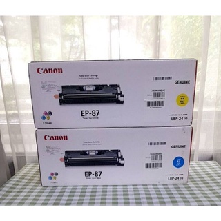 📌CANON EP-87▪มีสีเหลือง▪มีสีฟ้า▪มีแค่2สีค่ะ▪สินค้ามีประกันให้ค่ะ