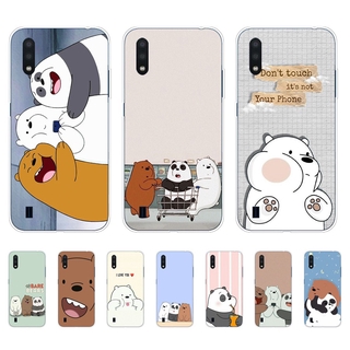 เคสโทรศัพท์นุ่ม Tpu ป้องกันรอยสําหรับ Samsung Galaxy A01 A10 Note 10 A10S