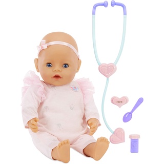 Zapf Baby Born - Mommy Make Me Better - Interactive Baby Doll - Blue Eyes Zapf Baby Born - Mommy Make Me Better - ตุ๊กตาเด็กโต้ตอบ - ดวงตาสีฟ้า