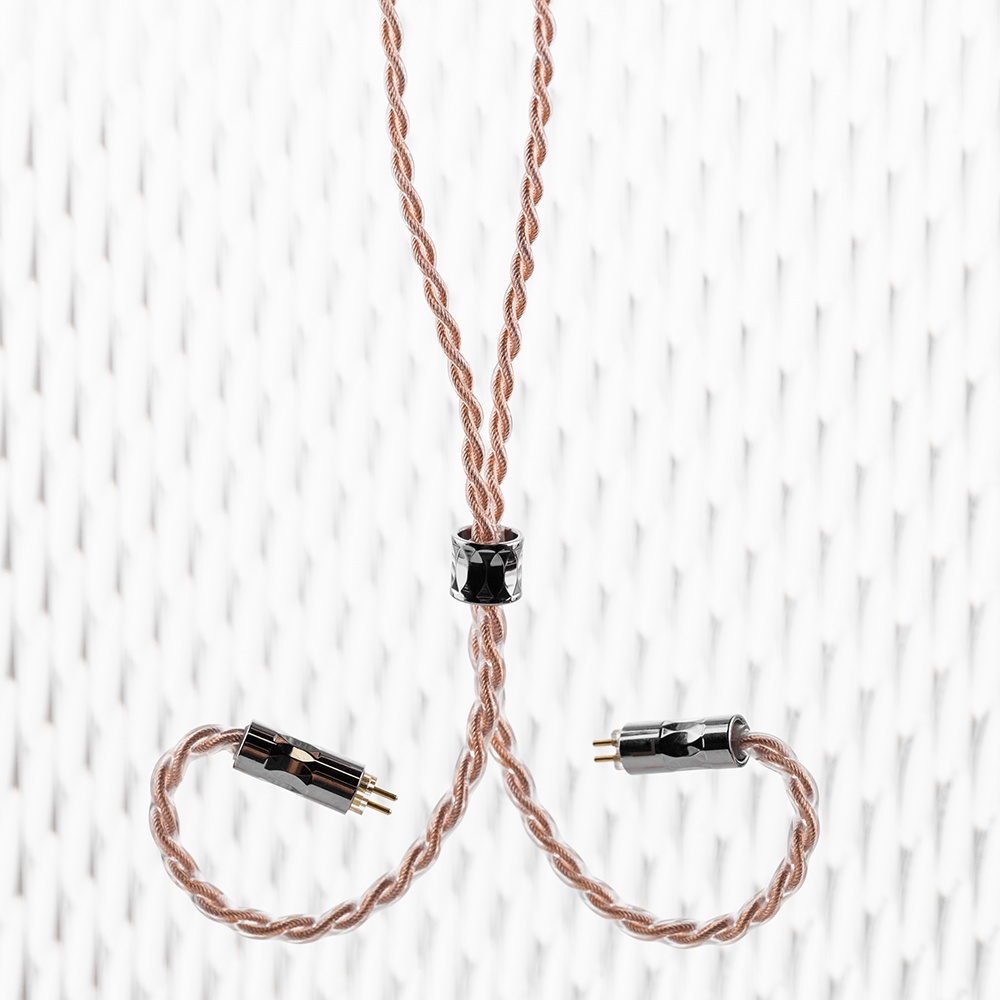 Moondrop Line T อัพเกรดสายหูฟัง 6N คริสตัลทองแดงสายปลั๊ก 4.4 มม. 0.78 มม.2Pin Connector