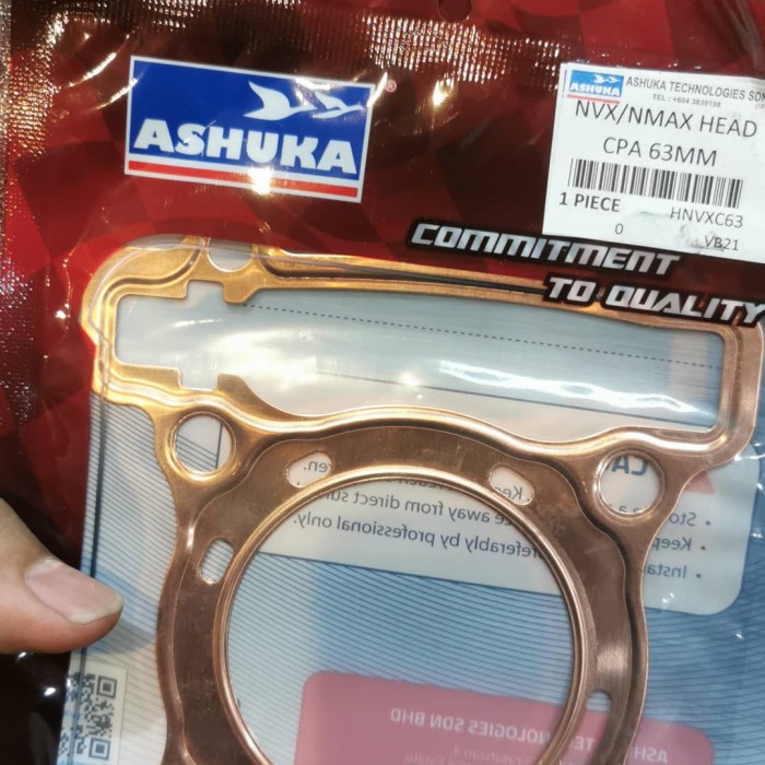 Ashuka coper aerox 63mm ปะเก็นหัว ปะเก็นหัวทองแดง