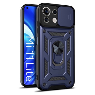 Magnet Camera Lens Protection Armor Phone Case Xiaomi Redmi Note 10 Pro Max Redmi 9 Redmi K40 Pro Mi 11 Lite Mi 11i 11X Poco M3 Pro 5G Build-in Finger Holder Standing Shockproof Cases &amp; Covers